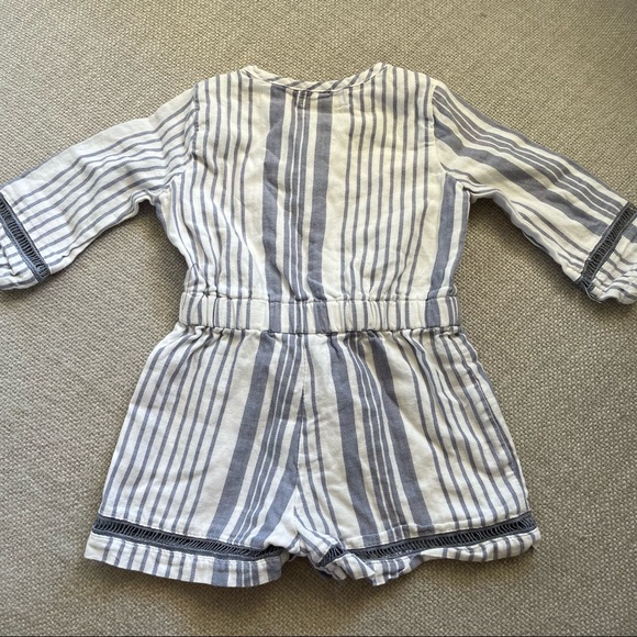 Jessica Simpson 12m Striped Romper - Picture 2 of 3